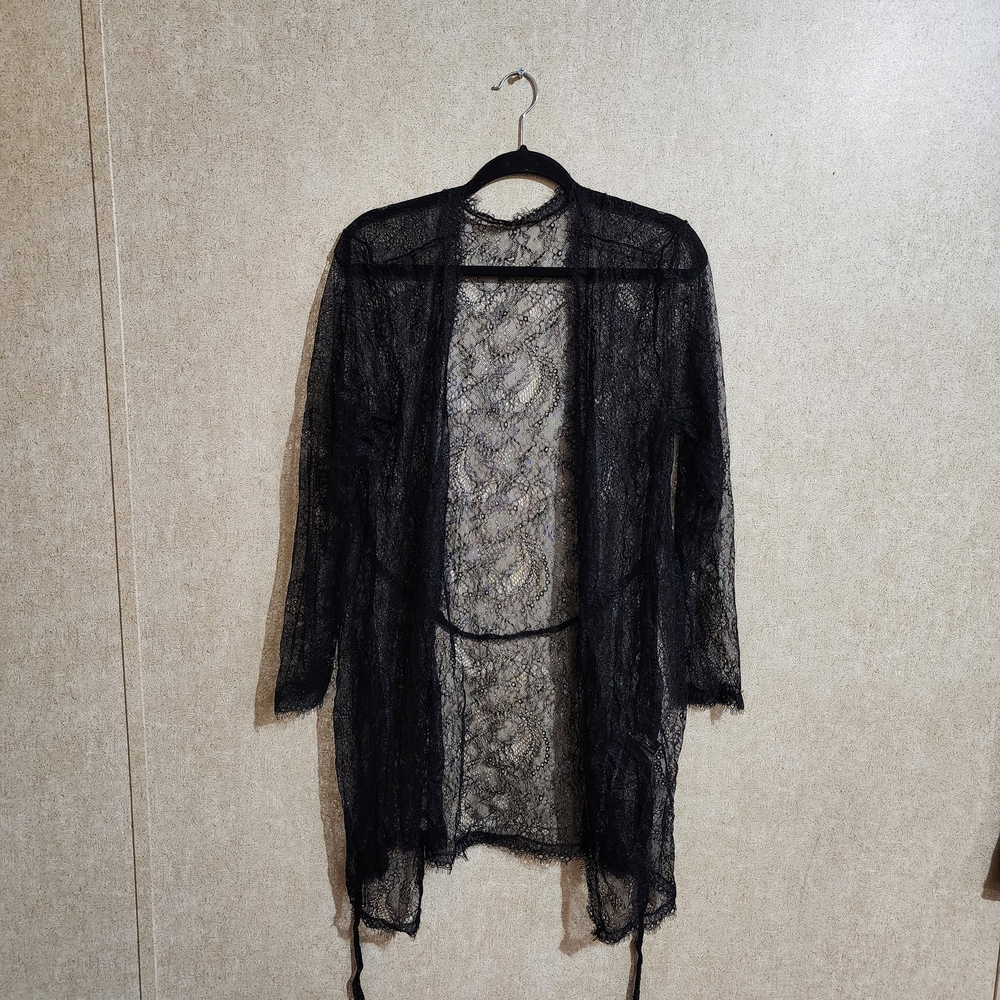 Black Lace Cover Up Womens Plus Size 2x/3x